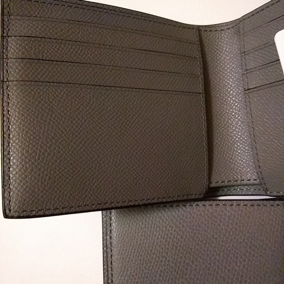 NWT Coach CROSSGRAIN MEN COMPACT ID LEATHER WALLET - Picture 3 of 6